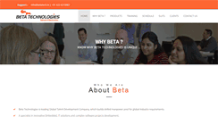 Desktop Screenshot of betatech.in